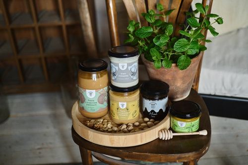 MASŁO ORZECHOWE 900g pasta z orzechów ziemnych SMOOTH krem - SPIŻARENKA na Arena.pl