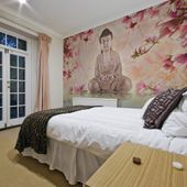 Fototapeta - Budda i magnolia 200x154