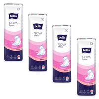 Podpaski higieniczne Bella Nova Maxi ze skrzydełkami 10 szt zestaw 4 paczek