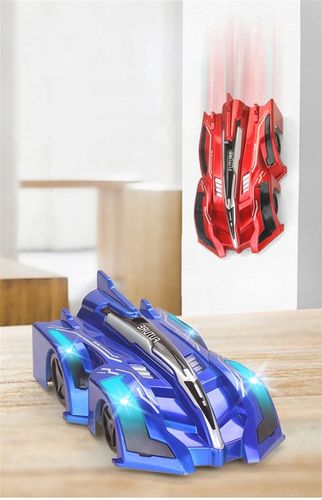 Samochód jeżdżący po ścianie i suficie czerwony RC zdalnie sterowany na Arena.pl