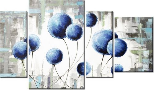 135CM 80 OBRAZ 4 ELEM ABSTRAKCYJNE DMUCHAWCE ŚCIENNY na Arena.pl