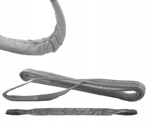 pas załadunkowy zawiesie 4m/120mm/4t pętla na końcach, szary na Arena.pl
