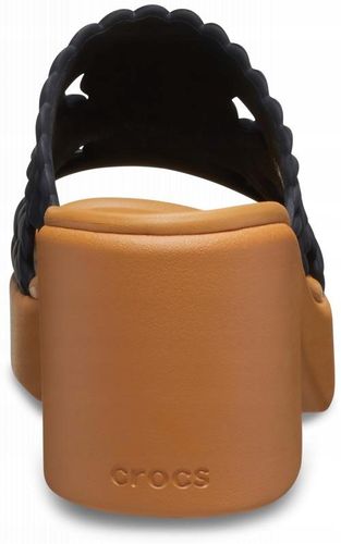Damskie Klapki Koturn Crocs Brooklyn Woven Heel 209979 Slide 39-40 na Arena.pl