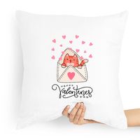 Poduszka Na Walentynki Happy Valentine's Day Z Nadrukiem Ze Zdjęciem