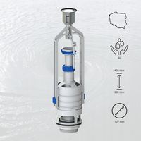 Zawór Spustowy Spłuczki Mechanizm UNIWERSALNY Wkład Części Zestaw Naprawczy