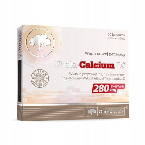 OLIMP CHELA-CALCIUM D3 30kaps ZDROWE KOŚCI ZĘBY na Arena.pl