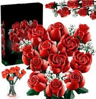 WIECZNA RÓŻA BUKIET WIECZNYCH RÓŻ PREZENT NA WALENTYNKI 12 RÓŻ RÓŻE KLOCKI