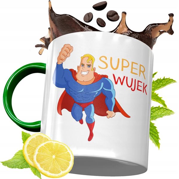 Kubek Zielony Dla Wujka Idealny Prezent zdjęcie 1