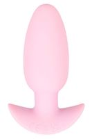 korek analny wibrujący cuties silikonowy różowy usb 8 cm
