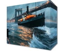 Obraz 20x20cm Stary Parowiec