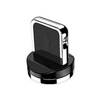 wtyczka końcówka do kabla magnetycznego iphone lightning srebrny