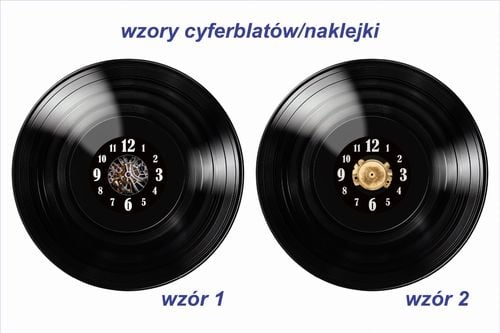Zegar ścienny z płyty winylowej Mechanizm 1390.14 na Arena.pl