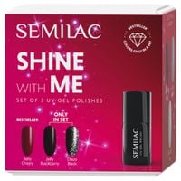 SEMILAC Shine With Me Set Zestaw do paznokci