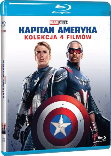 Kapitan Ameryka 1-4, Płyta Blu-Ray na Arena.pl