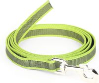 Czarno neonowa smycz antypoślizgowa bez uchwytu
