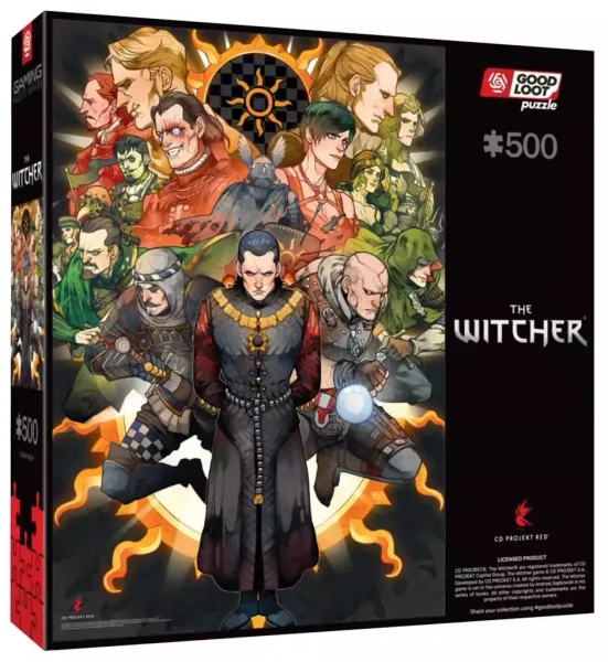 Puzzle 500 Gaming: The Witcher Nilfgaard zdjęcie 1