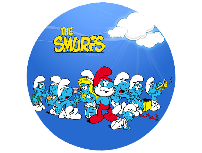 Podkładka pod myszkę Smerfy zdjęcie 2