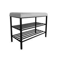 Szafka na buty Regał Półka stelaż czarny MG39