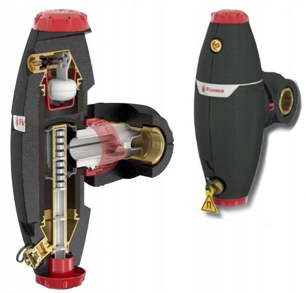 FLAMCO XSTREAM VENT-CLEAN 1F 1'' SEPARATOR - 11062 zdjęcie 1