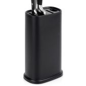 Stojak Noże Kuchenne Czarny Blok do Noży Kuchennych Uniwersalny Kuchenny