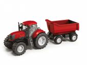 Duży traktor z wywrotką Czerwony Adriatic #G3