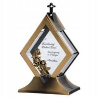 Znicz z Grawerem dzień Babci i Dziadka Personalizowany duży 30cm