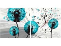 40 80CM ZEGAR 2 ELEM DMUCHAWCE TURKUSACH ŚCIENNY