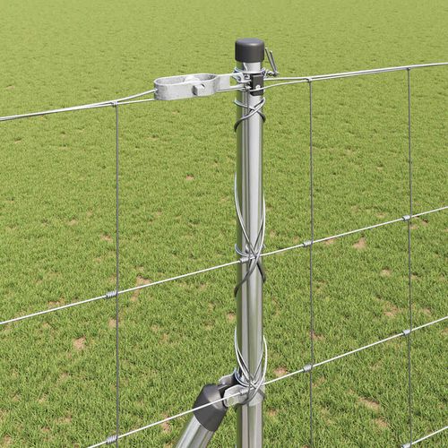 Ogrodzenie pastwiskowe Srebrny 25 x 1.6 m Stal galwanizowana na Arena.pl