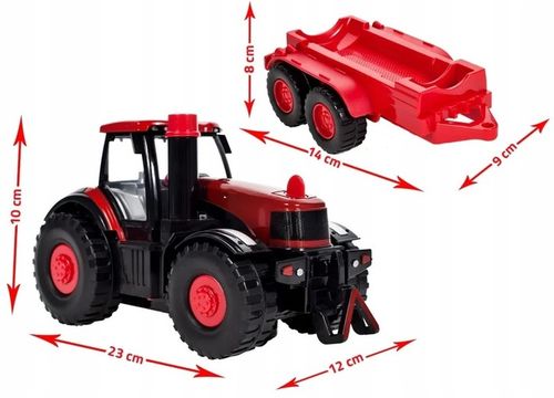 TRAKTOR PUSZCZAJĄCY BAŃKI MYDLANE MUZYKA ŚWIATŁO + PRZYCZEPA na Arena.pl