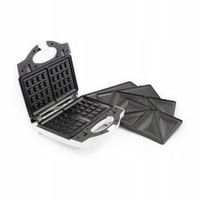 TOSTER OPIEKACZ GOFROWNICA TOSTY KANAPEK PANINI 3W1 GRILL ELEKTRYCZNY GOFRY