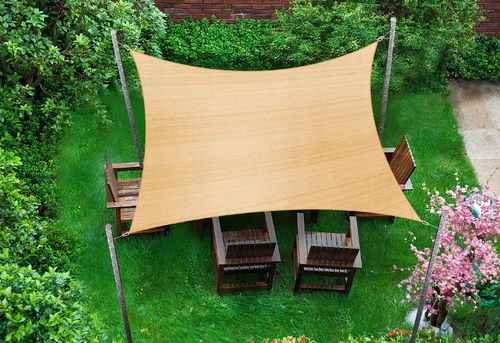 ŻAGIEL PRZECIWSŁONECZNY OGRODOWY TARASOWY BARDZO MOCNY HDPE NA WYMIAR na Arena.pl