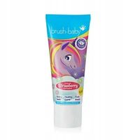 BRUSH-BABY Pasta do zębów dla dzieci 3+ truskawkowa 50ml