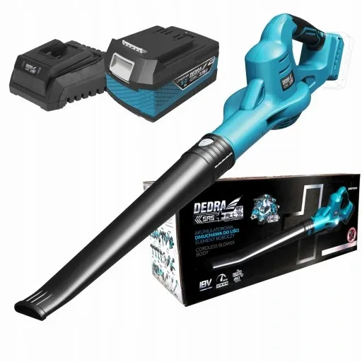 DEDRA DMUCHAWA DO LIŚCI ODKURZACZ AKU 18V SAS+ 5Ah zdjęcie 2