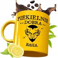 Złoty Kubek Premium Dla Basi Na Urodziny Na Prezent Z Nadrukiem Z Nadrukiem