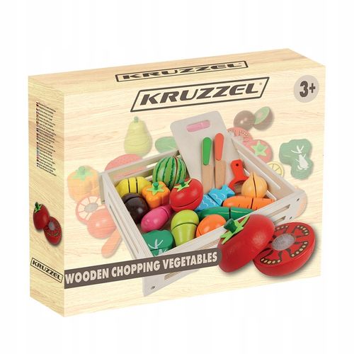 Drewniane Warzywa i Owoce do Krojenia na Rzepy dla Dzieci Zestaw na Prezent na Arena.pl