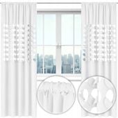 Zasłona nowoczesna GLAMUR dziury 145x250 KOLORY bi