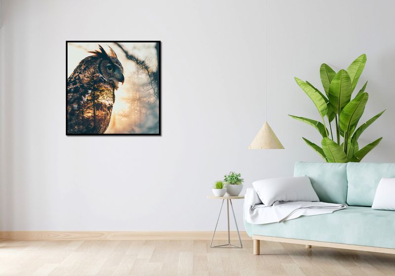 Plakat 80x80cm Sowi Duch zdjęcie 4