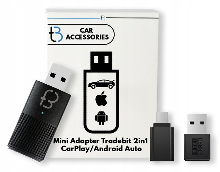 Bezprzewodowy Adapter Mini USB 2w1 TRADEBIT do iPhone / Androida zdjęcie 1