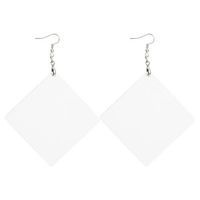 Kolczyki z MDF-u do sublimacji - duży kwadrat