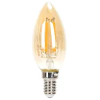 Ściemnialna żarówka LED C35 E14 4W 2200K filament Aigostar do przytulnego klimatu
