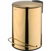 BALIV Kosz na śmieci GOLDEN złoty 3l