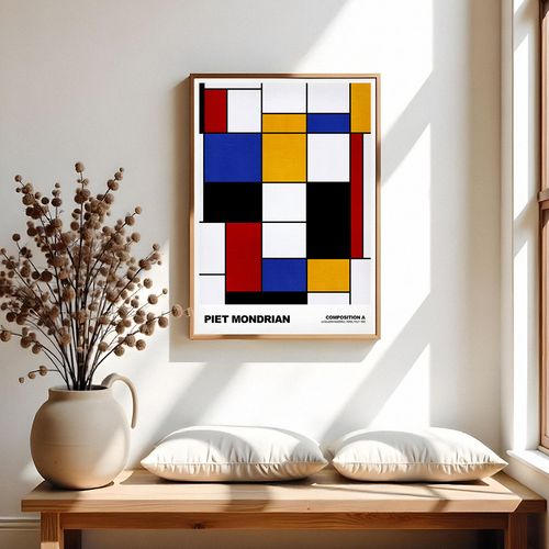 Plakat bauhaus mondrian 70x100 cm na Arena.pl