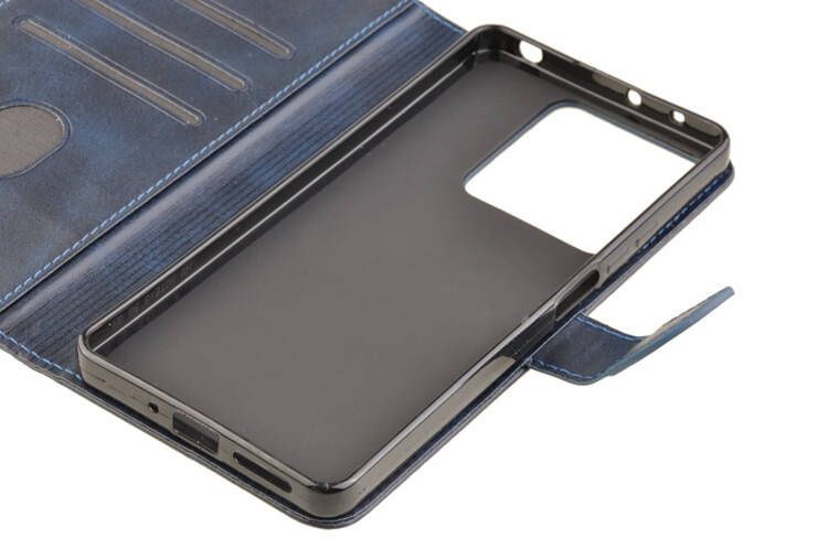 Etui portfel Wallet do Xiaomi Redmi Note 13 5G granatowy zdjęcie 5