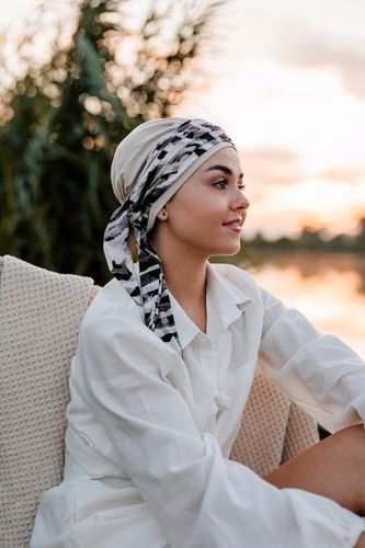 Turban Blanca Bambus Chusta chemioterapia B9/B312 na Arena.pl