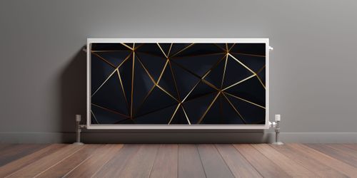 Osłona MAGNETYCZNA Kaloryfera Trójkąty Efekt 3D 90cm x 60cm na Arena.pl