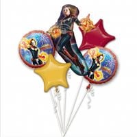 bukiet balonów foliowych kapitan marvel avengers