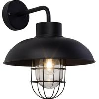 Loftowy kinkiet elewacyjny Portland 96297/06 IP44 czarny