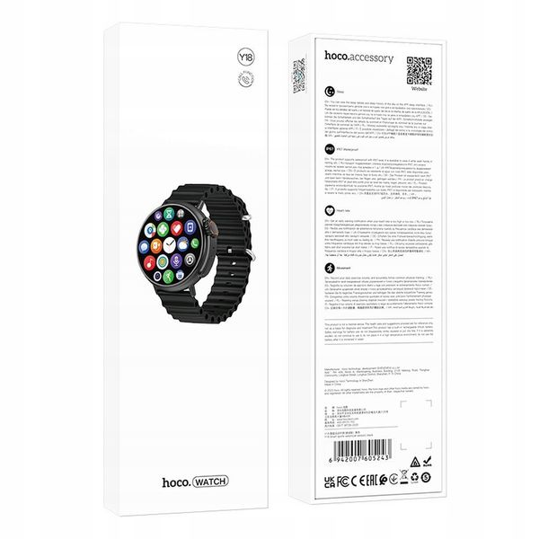 Smartwatch niktrade 208794975 czarny zdjęcie 3