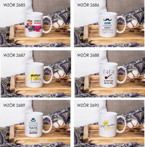 Kubek z nadrukiem PREZENT OSIĄGNĄŁEŚ TATO na Arena.pl