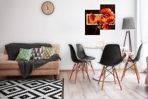 Obraz Płótno 60X60 Moc Maków na Arena.pl